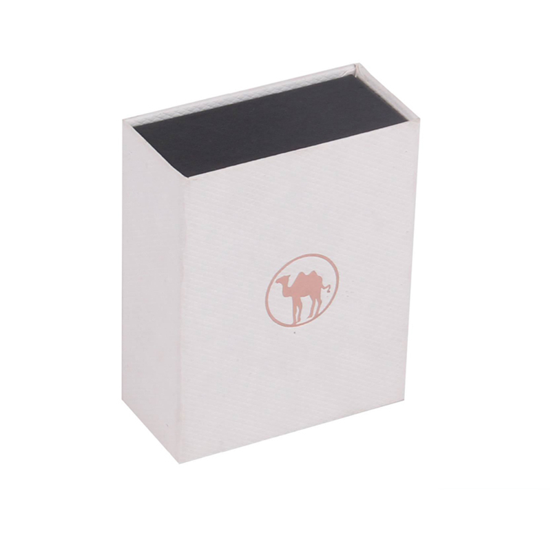 Boîte d'emballage de bijoux magnétique imprimée de luxe personnalisée avec insert en mousse
