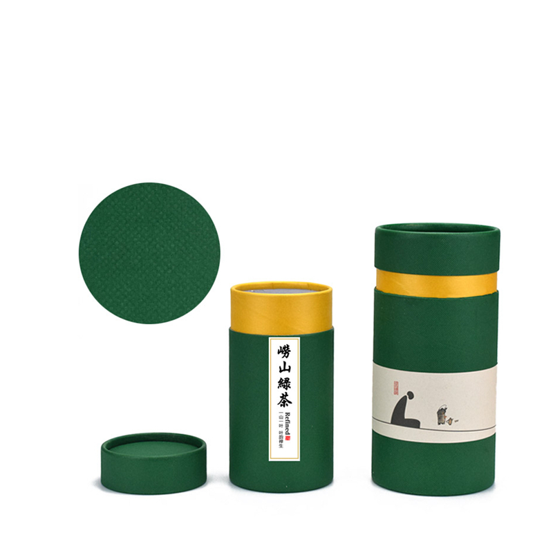 Tubes de papier biodégradables de cylindre de carton de catégorie comestible pour l'emballage de thé
