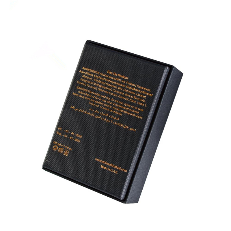 Boîte d'emballage de cadeau de parfum de protection d'impression de conception personnalisée de papier de carton rigide de luxe