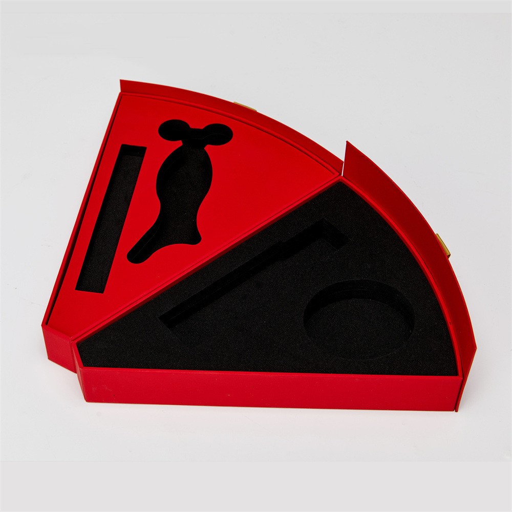 Boîte-cadeau de papier cosmétique rigide de logo fait sur commande avec l'aileron et l'insertion magnétiques